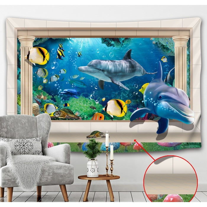 Marine Museum Tapestry Wall Hanging Tapis Cloth