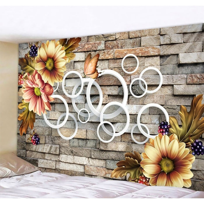 3D Printed Art Tapestry Wall Hanging Tapis Cloth
