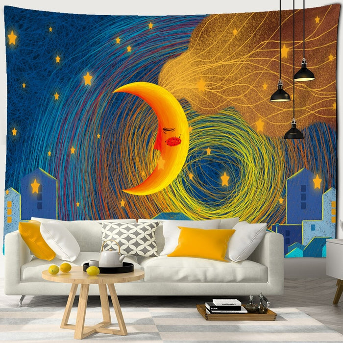 The Psychedelic Tapestry Wall Hanging Tapis Cloth