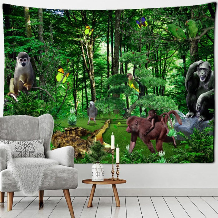 Reptile Tapestry Wall Hanging Tapis Cloth