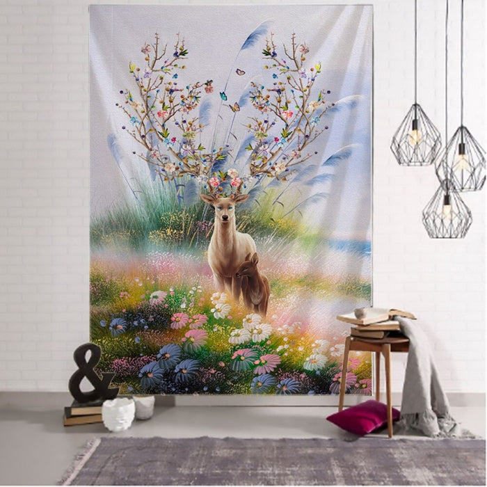 Fawn Artwork Tapestry Wall Hanging Tapis Cloth