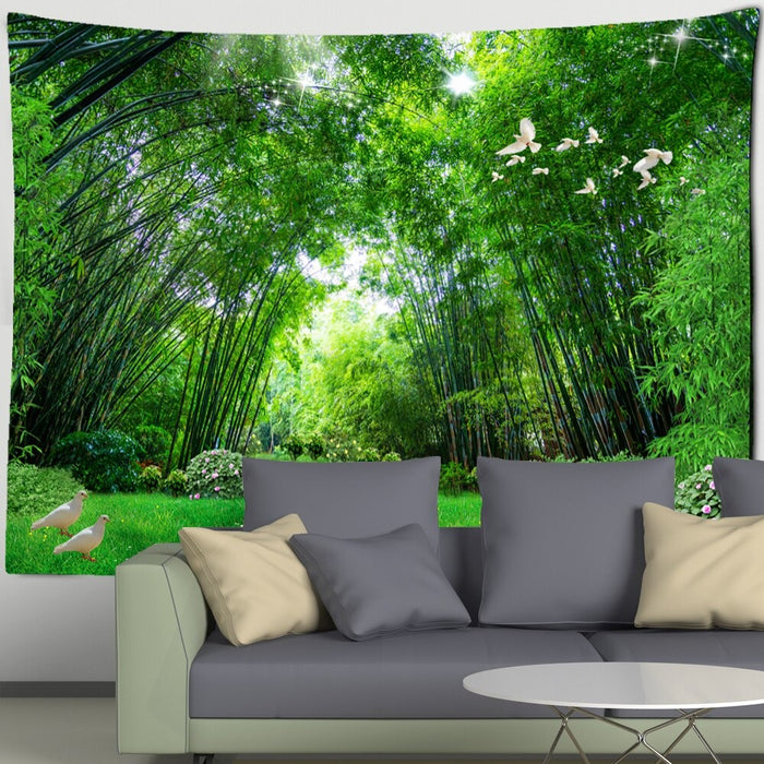 Natural Forest Printed Large Tapestry Wall Hanging