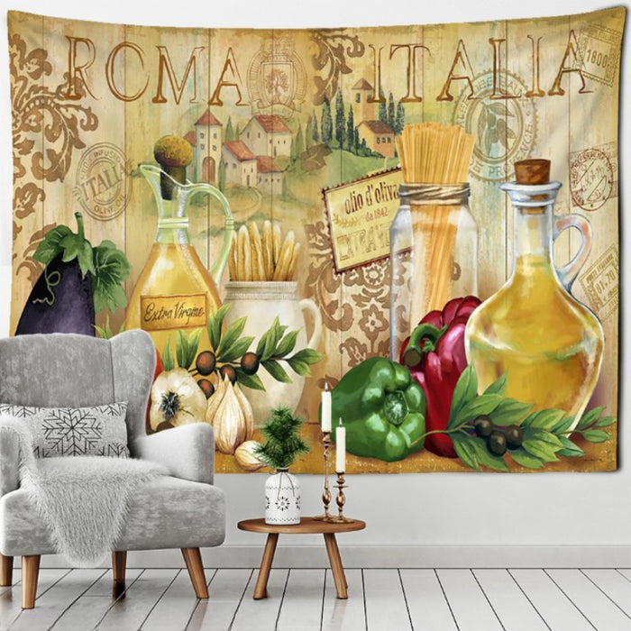 Attractions Stamp Tapestry Wall Hanging Tapis Cloth