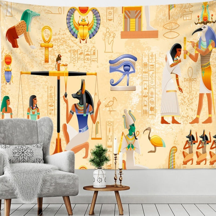 Egyptian Culture Tapestry Wall Hanging Tapis Cloth