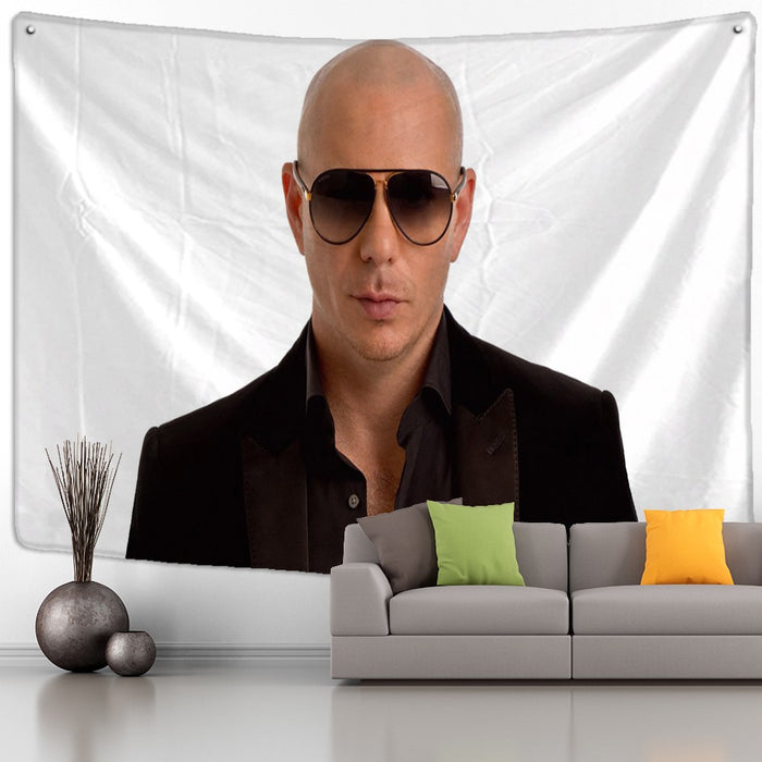 Mr. Worldwide Tapestry Wall Hanging Tapis Cloth