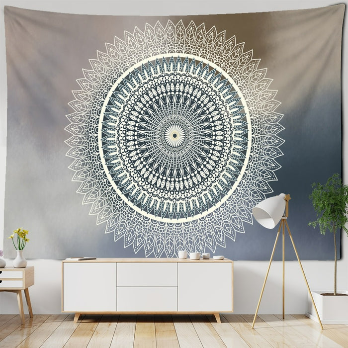 Cyclical Shaped Tapestry Wall Hanging Tapis Cloth