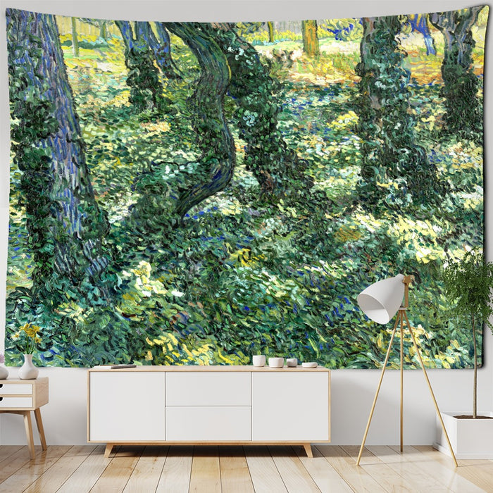 Idyllic Scenery Tapestry Wall Hanging Tapis Cloth