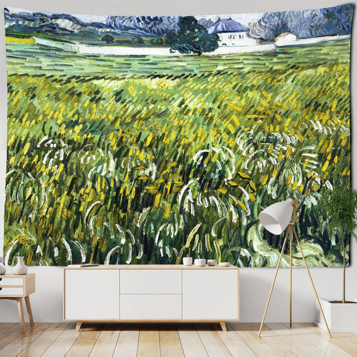 Oil Painting Tapestry Wall Hanging Tapis Cloth