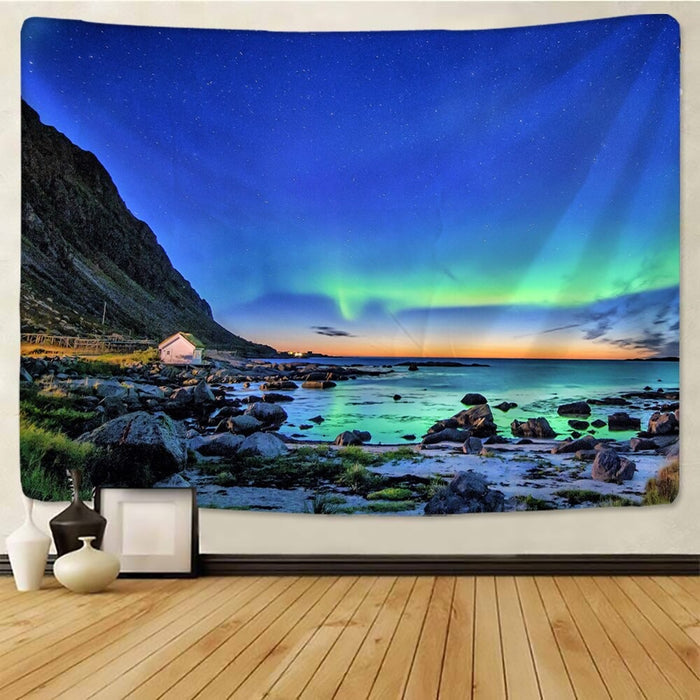 Beautiful Natural Landscape Tapestry Wall Hanging Tapis Cloth