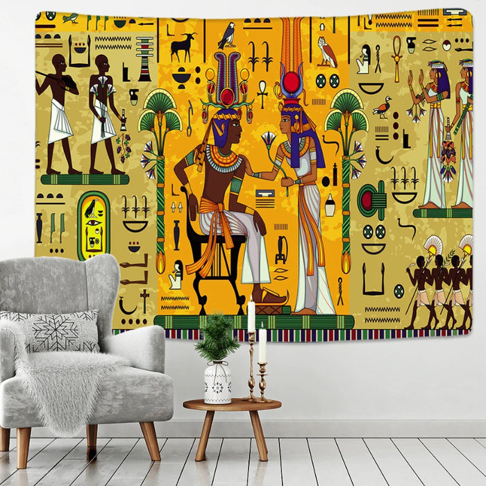 Egyptian Art Tapestry Wall Hanging Tapis Cloth