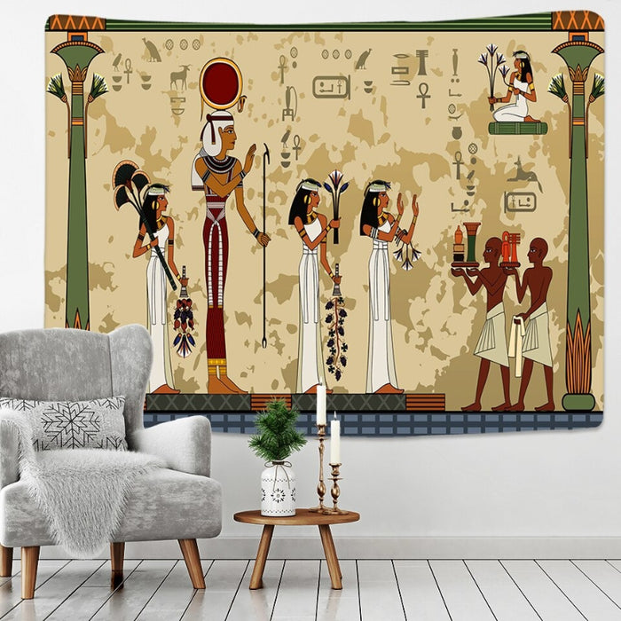 Egyptian Art Tapestry Wall Hanging Tapis Cloth