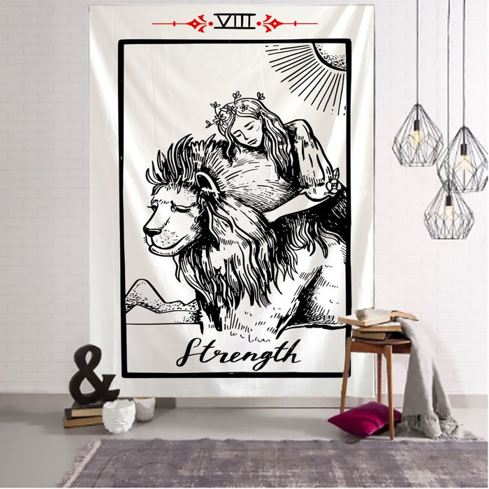 Illustration Of Middle Ages Tapestry Wall Hanging Tapis Cloth