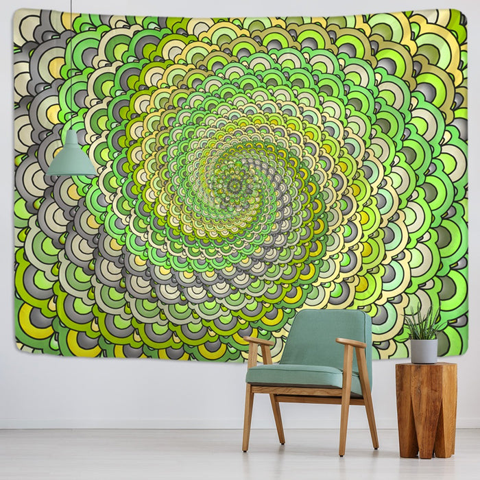 Psychedelic Dizziness Tapestry Wall Hanging Tapis Cloth
