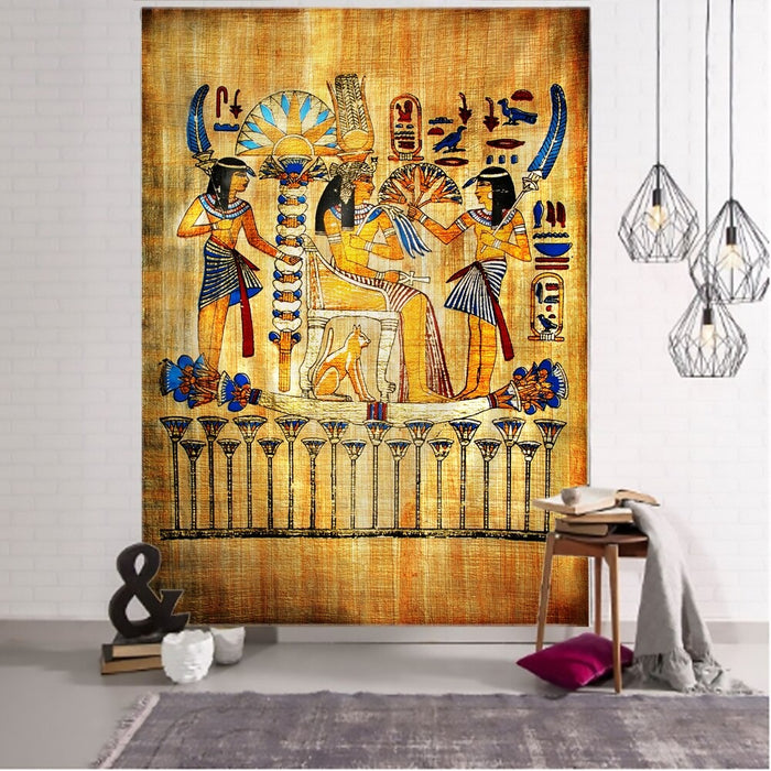 Antique Abstract Tapestry Wall Hanging Tapis Cloth