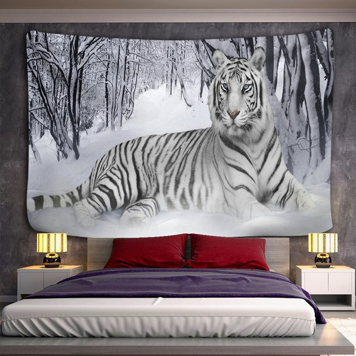 Tiger Fashion Tapestry Wall Hanging Tapis Cloth