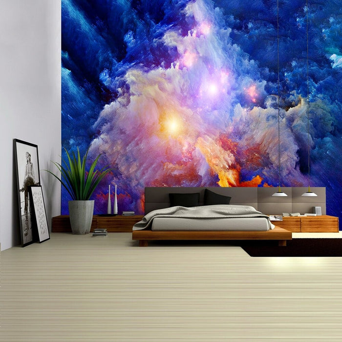 3D Galaxy Tapestry Wall Hanging Tapis Cloth