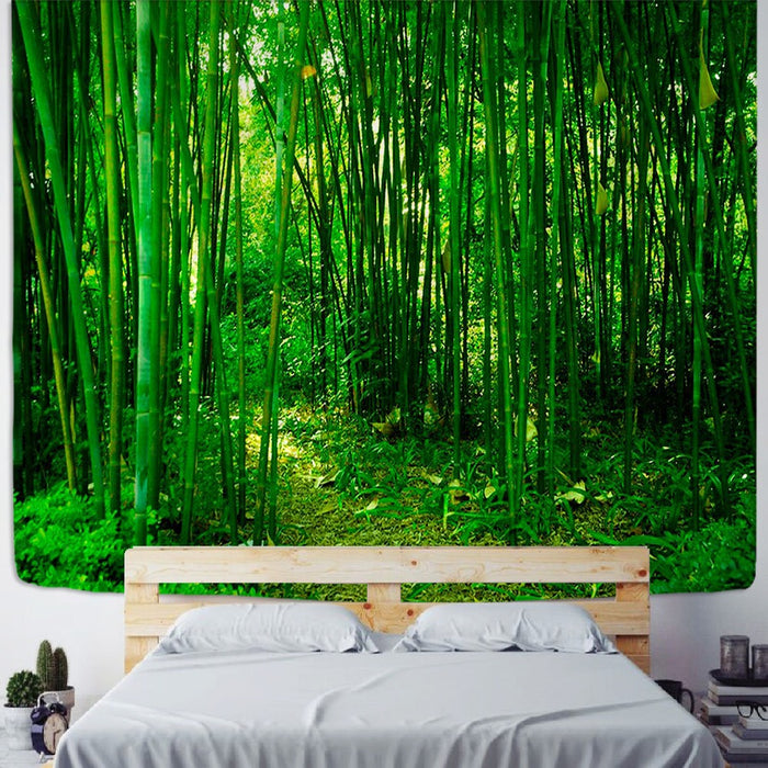 Tropical Forest Tapestry Wall Hanging Tapis Cloth