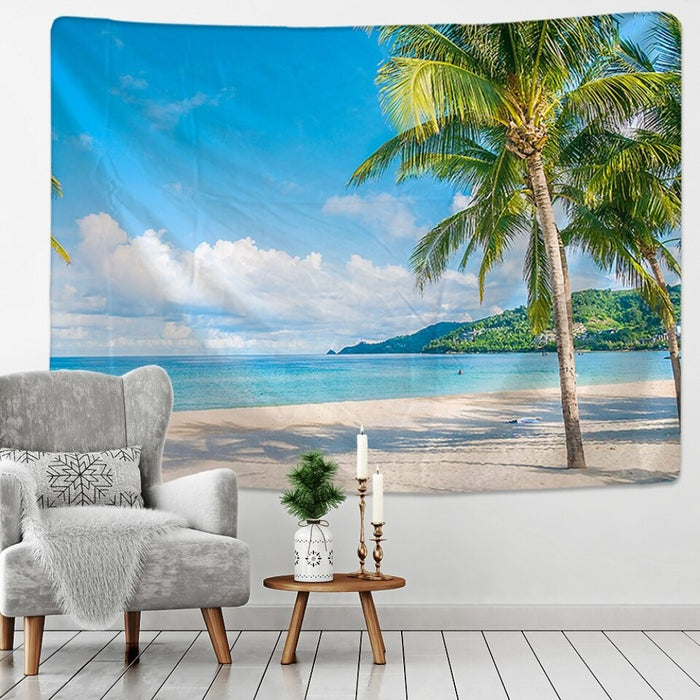 Sunny Beach Tapestry Wall Hanging Tapis Cloth