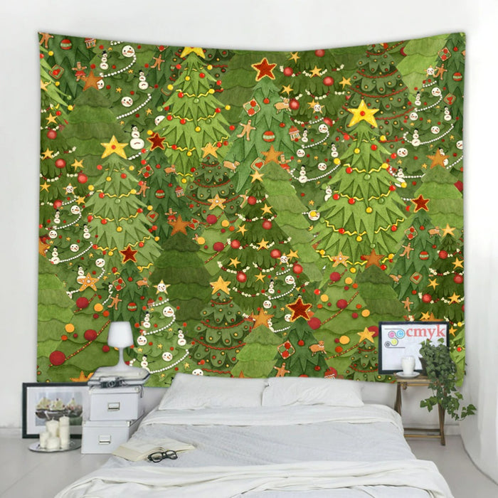 Christmas Lights Tapestry Wall Hanging Tapis Cloth