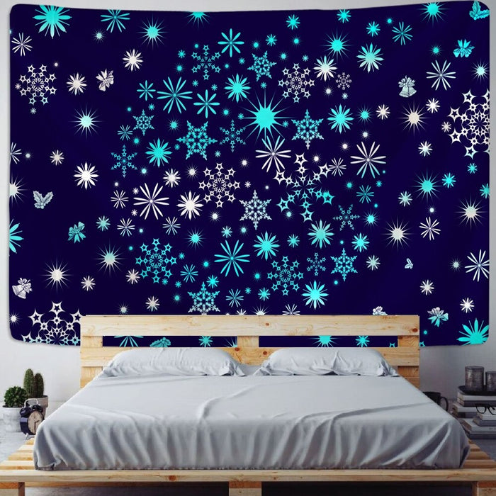 Snowflakes Creative Mandala Tapestry Wall Hanging Tapis Cloth