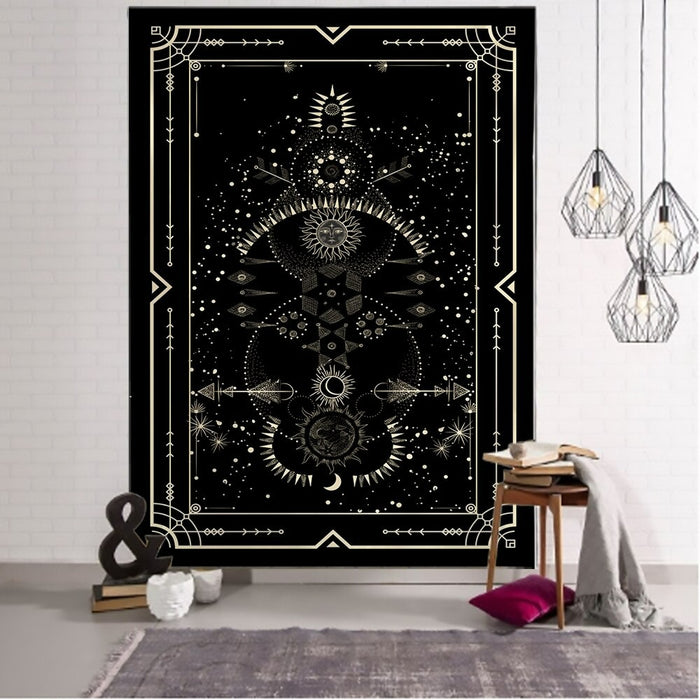 Planets Art Tapestry Wall Hanging Tapis Cloth