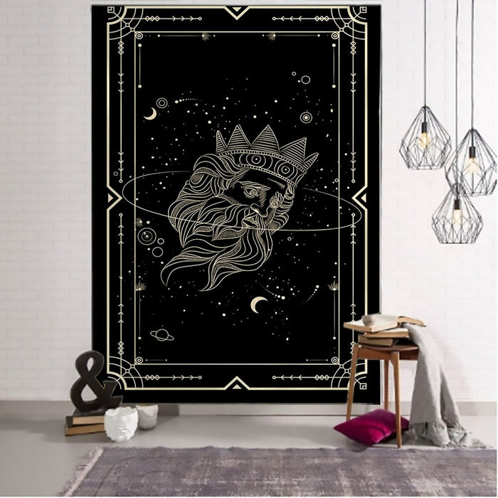 Sun and Moon Tapestry Wall Hanging Tapis Cloth