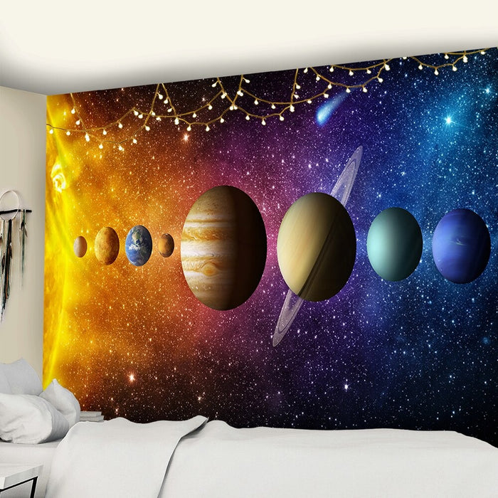 Cosmic Starry Universe Tapestry Wall Hanging Tapis Cloth