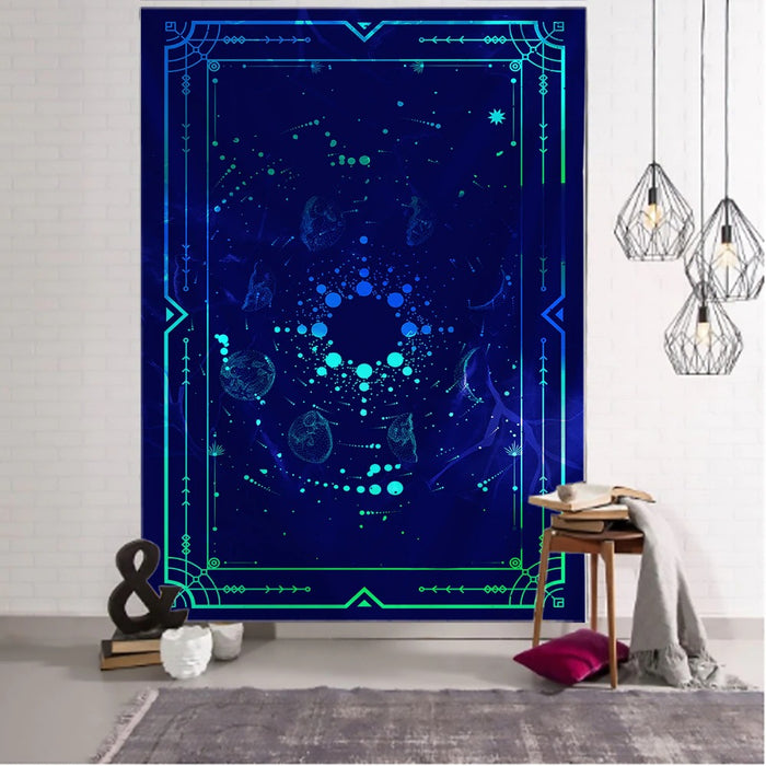 The Sun Moon Tapestry Wall Hanging Tapis Cloth