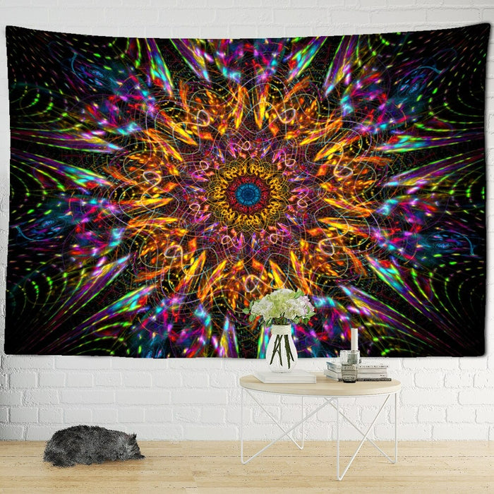 Colorful Radiant Tapestry Wall Hanging Tapis Cloth