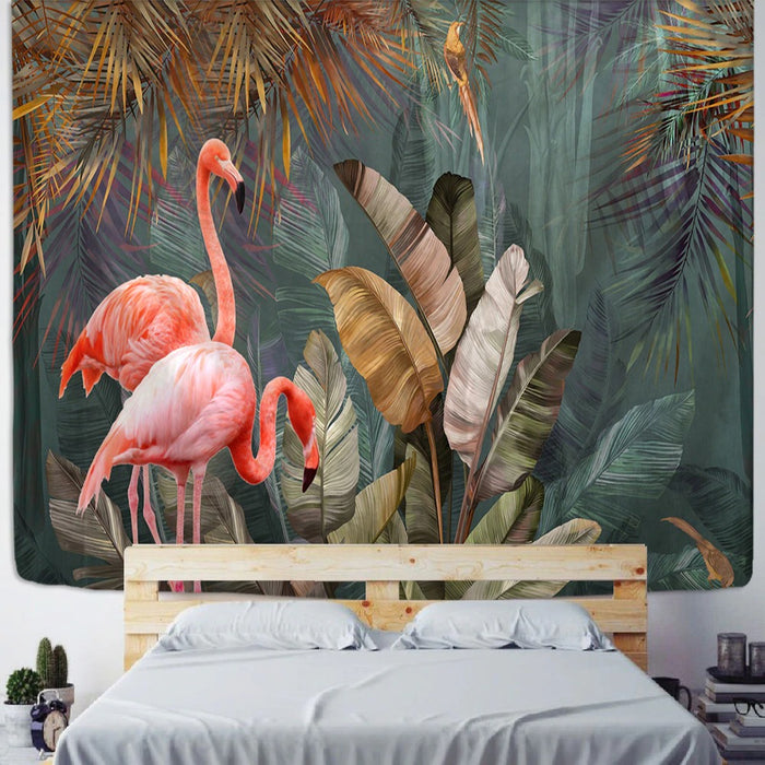 Palm Trees Print Tapestry Wall Hanging Tapis Cloth
