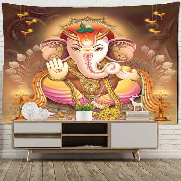 Hindu Gods Tapestry Wall Hanging Tapis Cloth