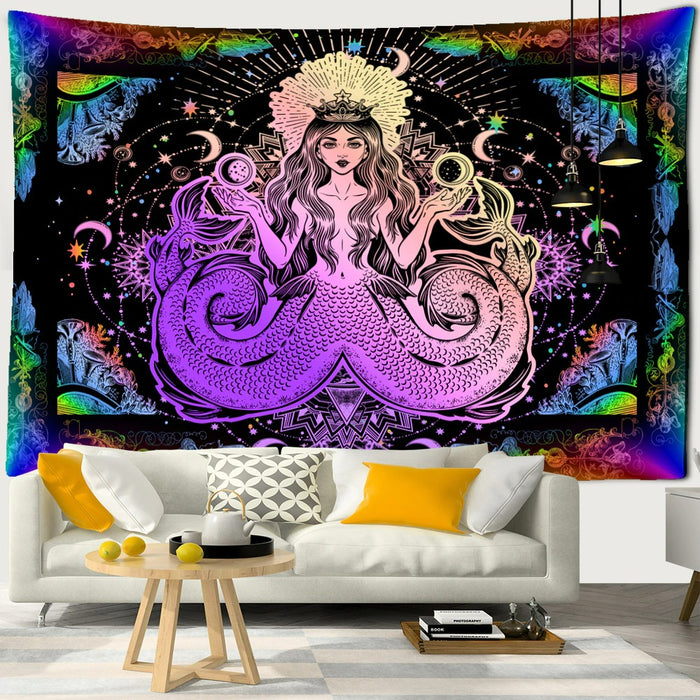 Hippie Witchcraft Tapestry Wall Hanging Tapis Cloth