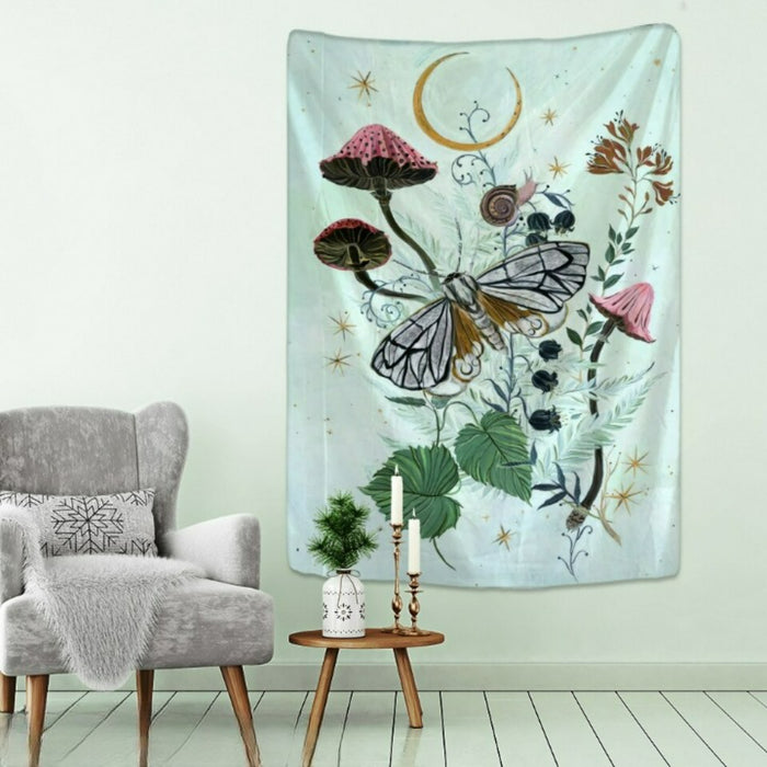 Psychedelic Butterfly Tapestry Wall Hanging Tapis Cloth