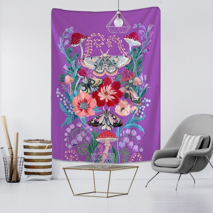 Fantasy Butterfly Tapestry Wall Hanging Tapis Cloth