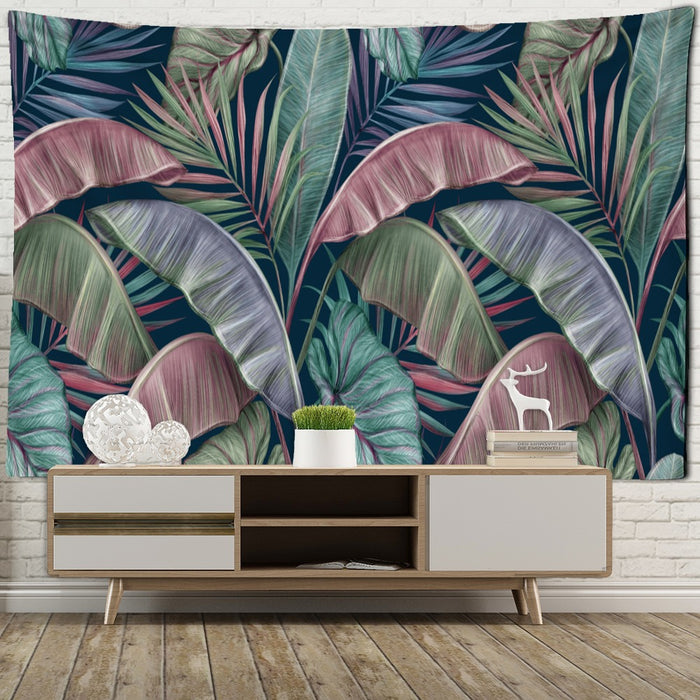 Tropical Plants Tapestry Wall Hanging Tapis Cloth