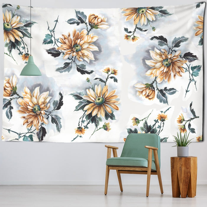 Flower Mandala Tapestry Wall Hanging Tapis Cloth