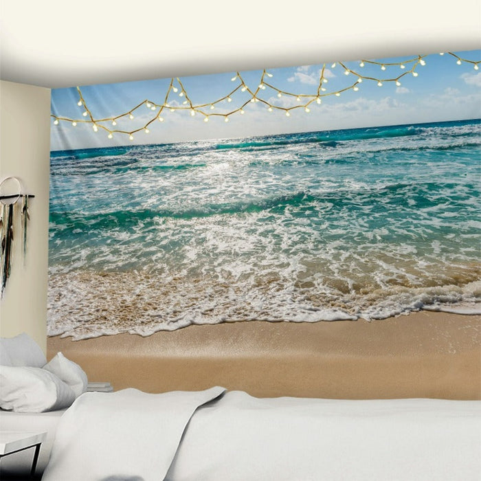 Beach Sunset Tapestry Wall Hanging Tapis Cloth