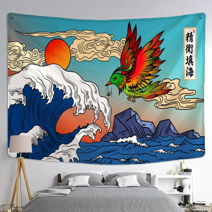 Creative Painting Tapestry Wall Hanging Tapis Art