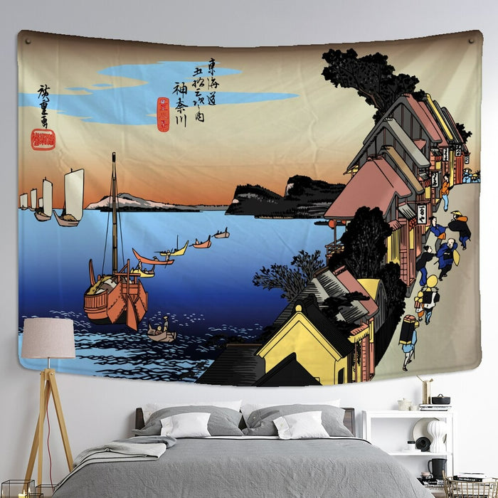 Creative Painting Tapestry Wall Hanging Tapis Art