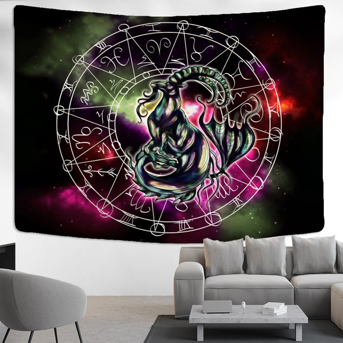 Six Constellation Tapestry Wall Hanging Tapis Cloth