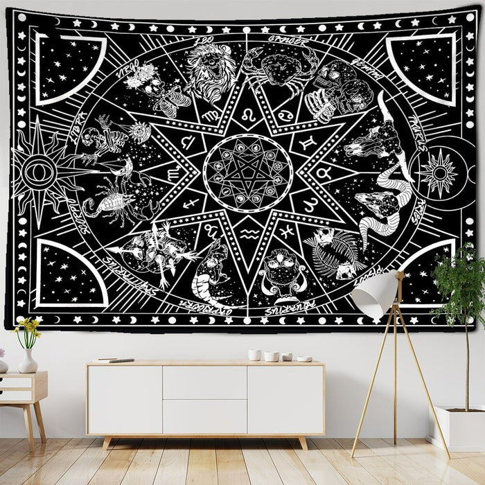 Starry Night Tapestry Wall Hanging Tapis Cloth
