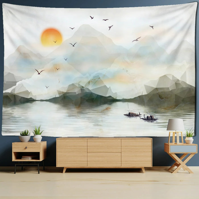 Nature Simple Art Tapestry Wall Hanging Tapis Cloth