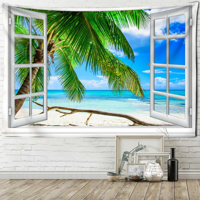 Beach Sunset Tapestry Wall Hanging Tapis Cloth