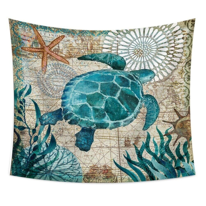 Underwater World Decorative Tapestry Wall Hanging