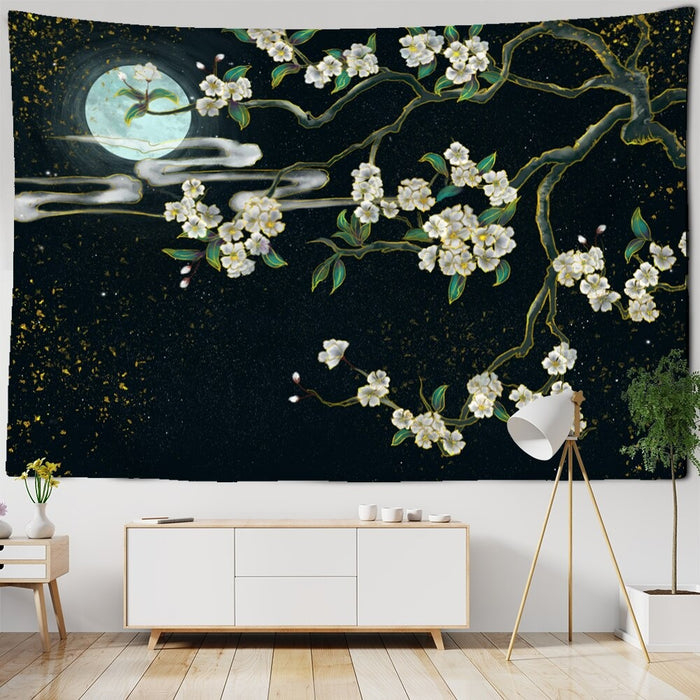 Nordic Style Landscape Tapestry Wall Hanging Tapis Cloth