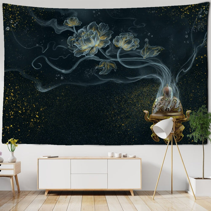 Nordic Style Landscape Tapestry Wall Hanging Tapis Cloth