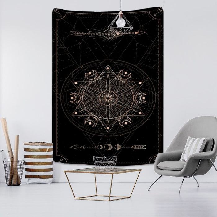 Designed Tarot Tapestry Wall Hanging Tapis Cloth