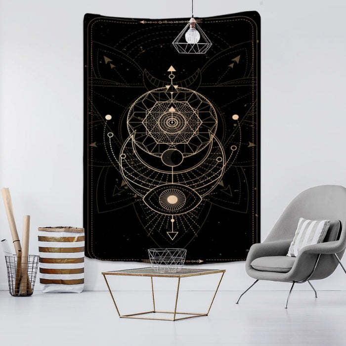 Printed Designed Tapestry Wall Hanging Tapis Cloth