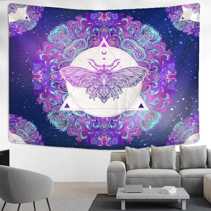 Abstract Mandala Print Tapestry Wall Hanging Tapis Cloth