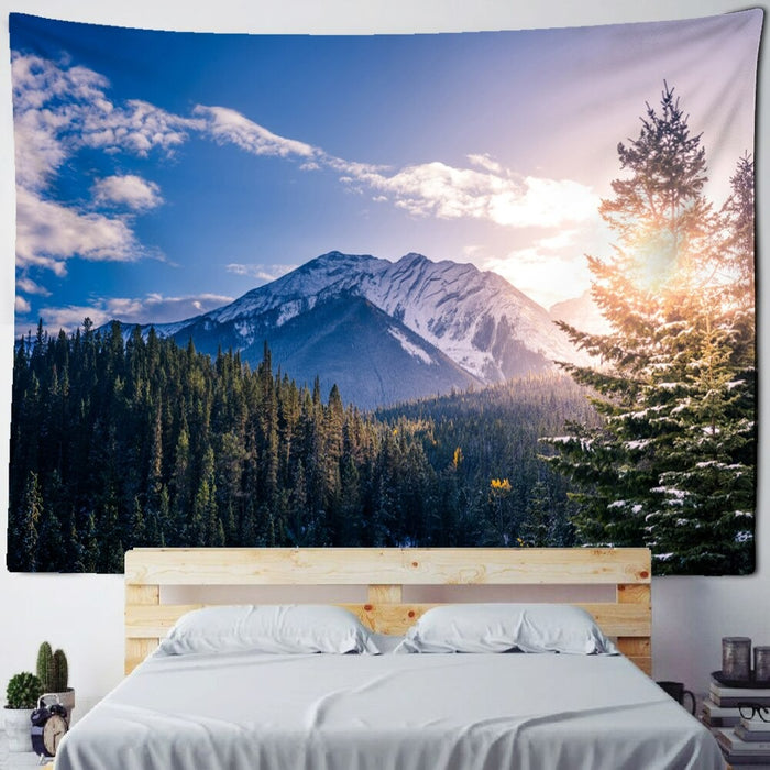 Nature Scenery Tapestry Wall Hanging Tapis Cloth
